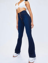Carregue a imagem no visualizador da Galeria, Ninel Flare Jeans- Dark Stone (Sizes 1-15)