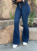Carregue a imagem no visualizador da Galeria, Ninel Flare Jeans- Dark Stone (Sizes 1-15)