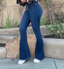 Carregue a imagem no visualizador da Galeria, Ninel Flare Jeans- Dark Stone (Sizes 1-15)