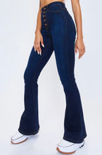 Carregue a imagem no visualizador da Galeria, Ninel Flare Jeans- Dark Stone (Sizes 1-15)