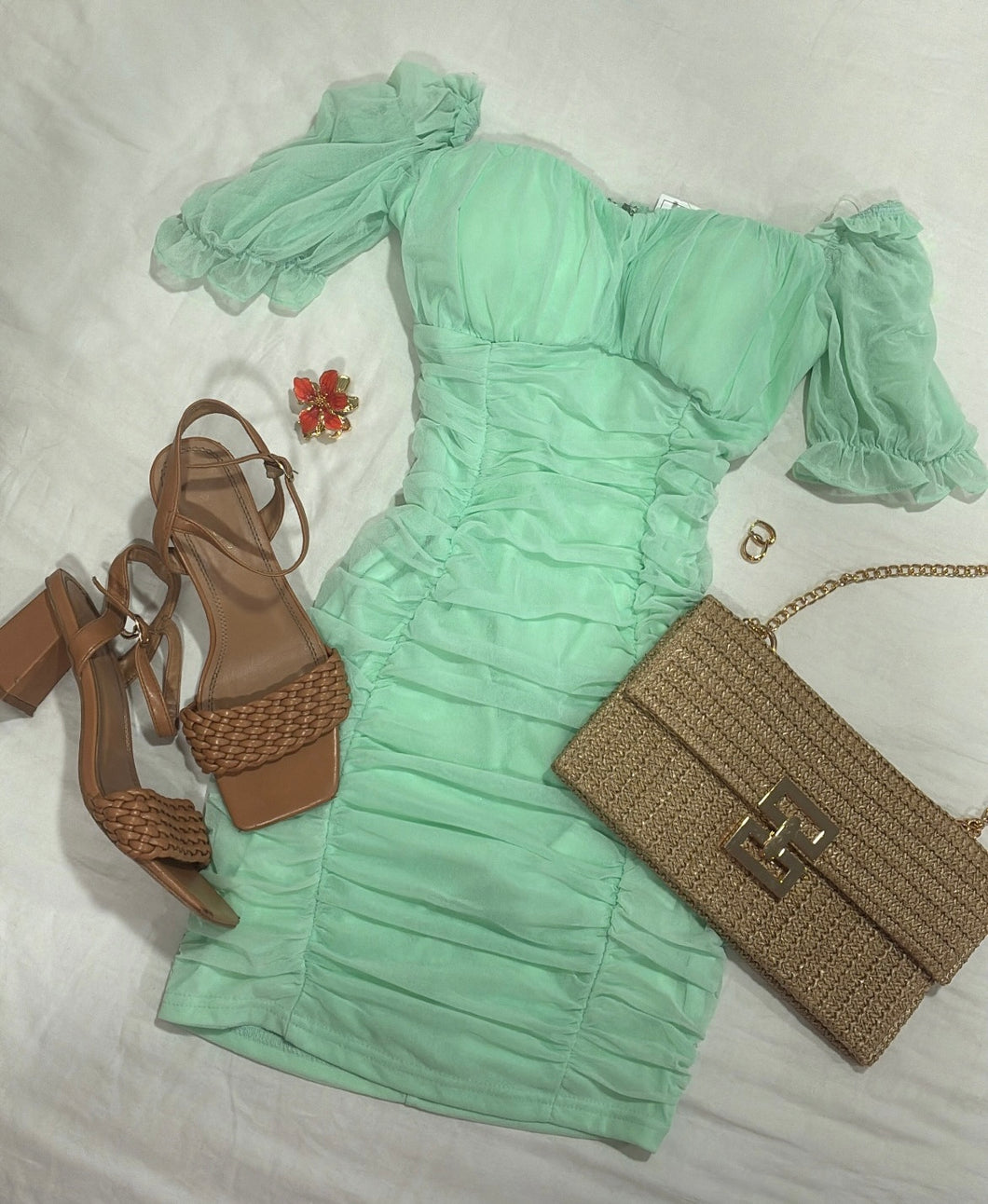Charlotte Dress- Mint