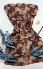 Charger l'image dans la galerie, Bella Dress- Brown/Multi Print
