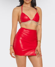 Load image into Gallery viewer, Amelia Skirt Set- Red
