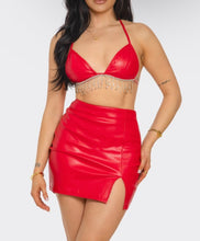 Load image into Gallery viewer, Amelia Skirt Set- Red
