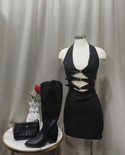 Load image into Gallery viewer, Adeline Dress- Black
