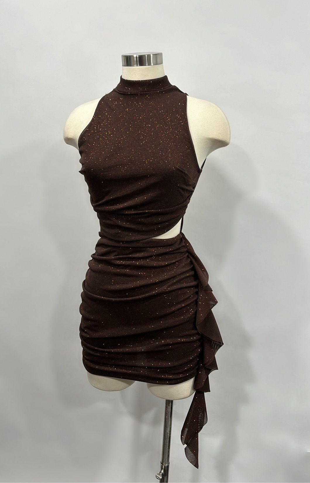 Daniela Dress- Brown