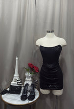 Charger l'image dans la galerie, Galilea Corset Dress- Black
