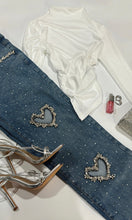 Carregue a imagem no visualizador da Galeria, Sweetheart Jeans- Blue Denim
