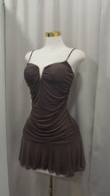 Cargue y reproduzca video en el visor de la Galería, Adalette Dress- Brown
