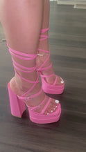 Load and play video in Gallery viewer, Babygirl Heels- Pink
