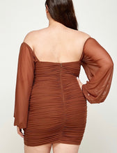 Load image into Gallery viewer, Lily Dress- Dark Rust (Sizes S-3XL)
