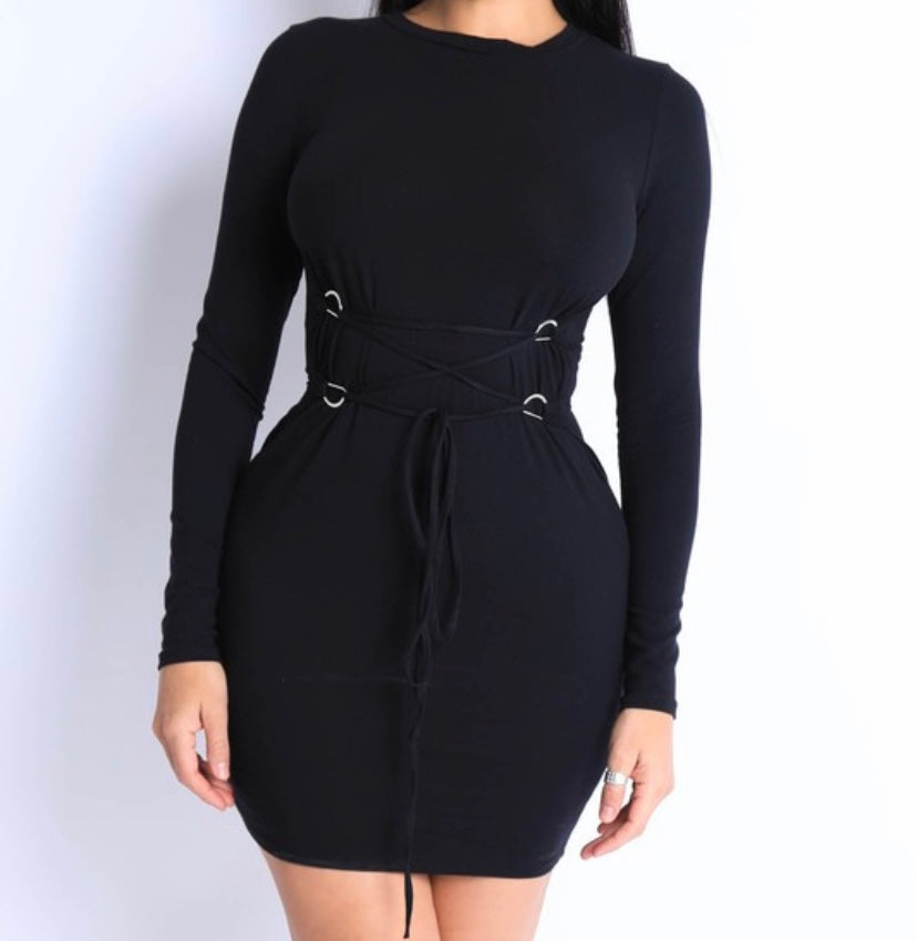 Never Basic Dress- Black