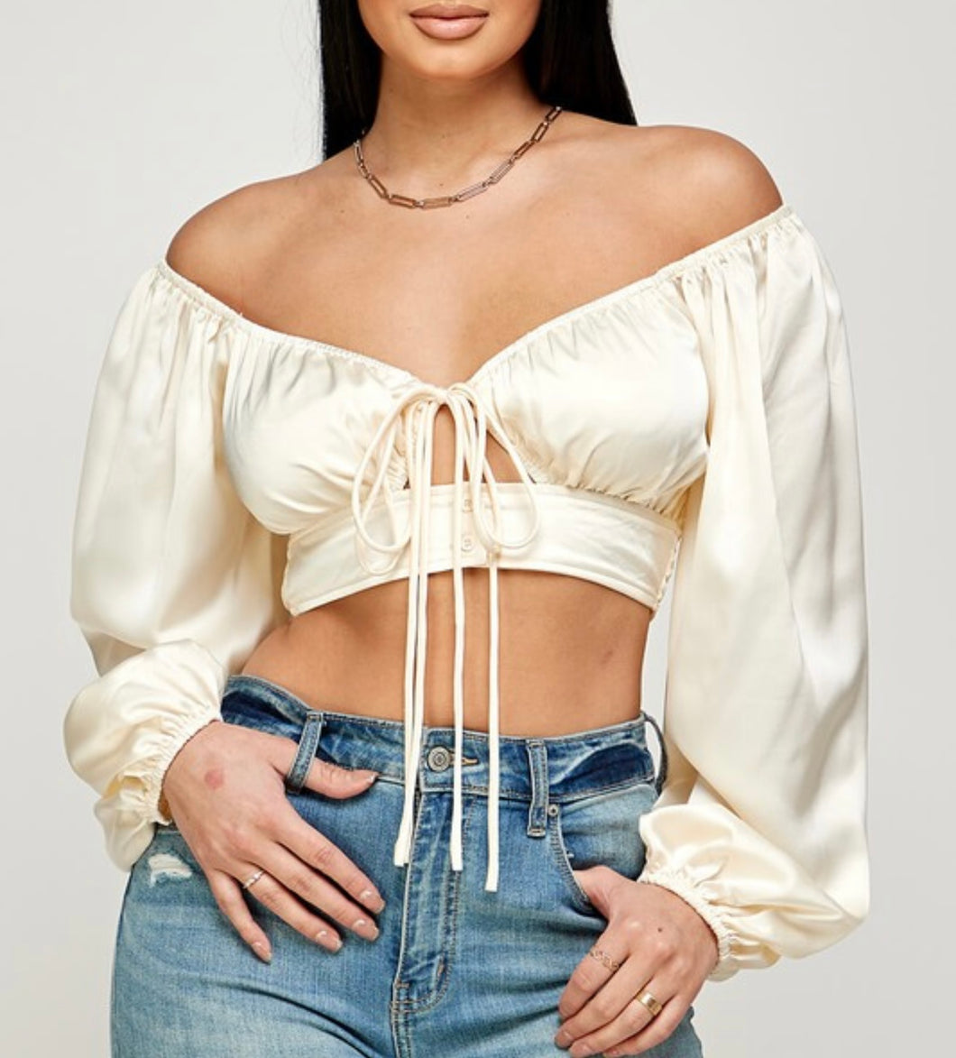 Angela Top- Ivory
