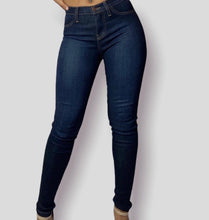 Load image into Gallery viewer, Azure Mid Rise Skinny Jeans- Dark Stone
