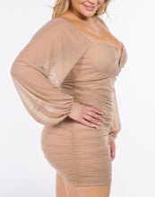 Load image into Gallery viewer, Lily Dress- Taupe (PLUS SIZE)
