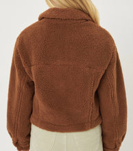 Load image into Gallery viewer, Teddy Jacket- Brown

