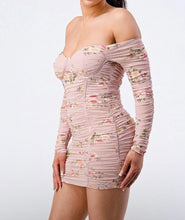 Load image into Gallery viewer, Evelyn Dress- Light Pink/Floral
