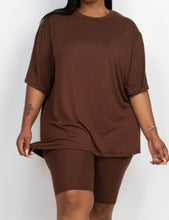 Load image into Gallery viewer, Coffee Date Set- Brown (Sizes S-3XL)
