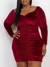 Load image into Gallery viewer, Maria Dress- Wine (Sizes S-3XL)
