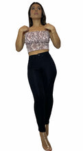 Load image into Gallery viewer, Ophidia Mesh Top- Blush Snakeprint

