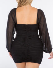 Load image into Gallery viewer, Lily Dress- Black (PLUS SIZE)
