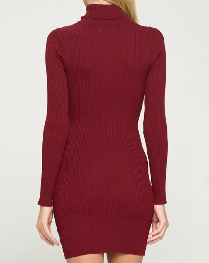 Zara Dress- Burgundy – Jamilett's Boutique
