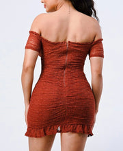 Load image into Gallery viewer, Nicole Dress- Rust
