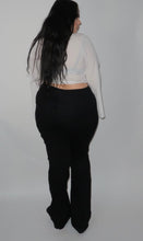 Load image into Gallery viewer, Rosalia Flare Jeans- Black (Plus Size)
